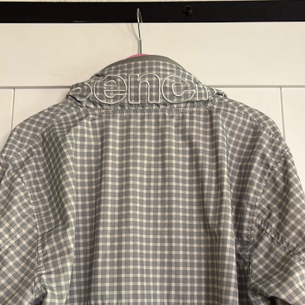 Bench Gray Windbreaker Jacket Lightweight Casual - image 5